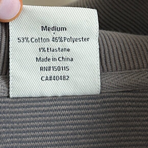 VARLEY Vine Ottoman Half Zip Pullover in Charcoal Size Medium - Picture 8 of 15